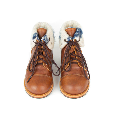 MK21656 - Momos Heirloom Boots - Caramel Indigo