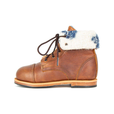 MK21656 - Momos Heirloom Boots - Caramel Indigo