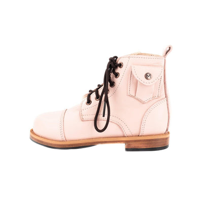 MK21657 - Heirloom Luxe Boots Blush [Children Leather Boots]