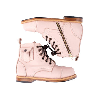 MK21657 - Heirloom Luxe Boots Blush [Children Leather Boots]