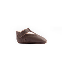 MK21855 - Mary Janes Shoes Cafe [Baby Leather Shoes]