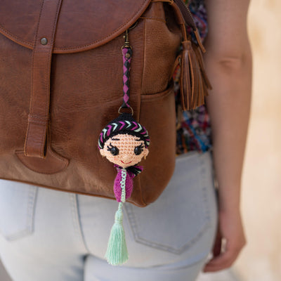 MK221005 - Bag Accessory - Crochet Worry Doll