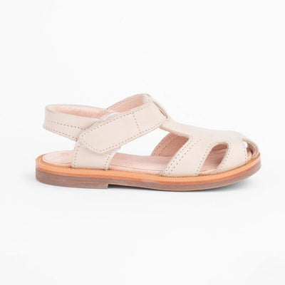 MK221060 - Rancho Sandals Bone [Children's Leather Sandals]