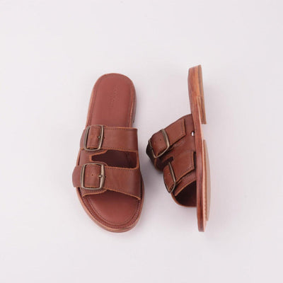 MK221089 - Gomez Sandals Brown [Women's Leather Sandals]