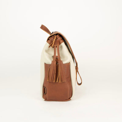MK221102 - Leather Bohe Backpack