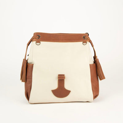 MK221102 - Leather Bohe Backpack