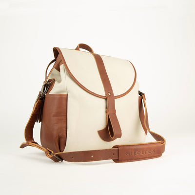 MK221102 - Leather Bohe Backpack