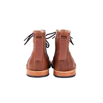 MK22310 - Oliver Luxe Leather Boots Mocca [Children's Leather Boots]