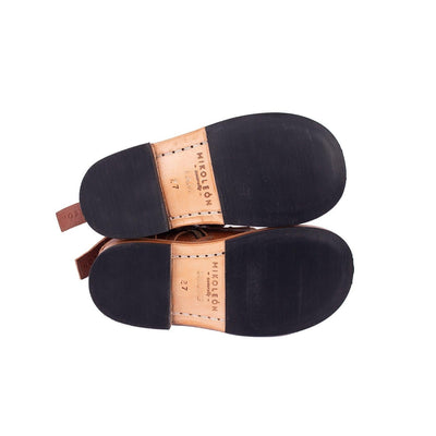 MK22310 - Oliver Luxe Leather Boots Mocca [Children's Leather Boots]