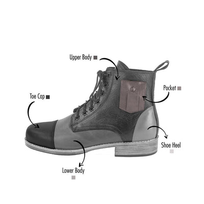 MK22465 - All Leather Heritage Boots - Custom