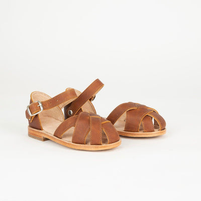 MK22535 - Livingston Sandals Brown [Children's Leather Sandals]