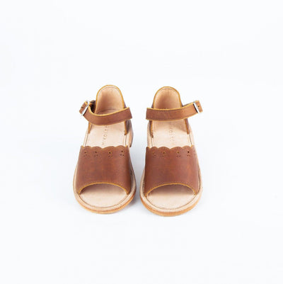 MK22585 - Bloom Sandals Brown [Children's Leather Sandals]