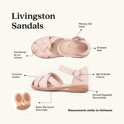 MK22745 - Livingston Blush [Children's Leather Sandals]