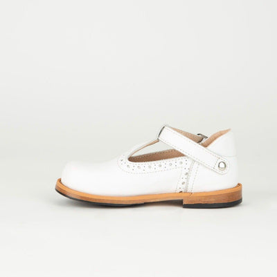MK22750 - Mary Janes Shoes White [Children's Leather Shoes]