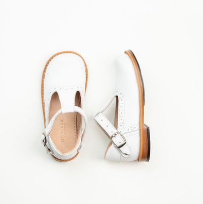 MK22750 - Mary Janes Shoes White [Children's Leather Shoes]