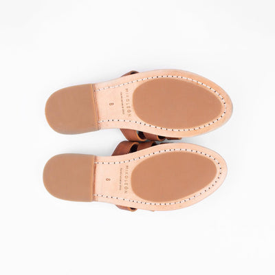 MK22810 - Playa Sandals Brown [Women's Leather Sandals]