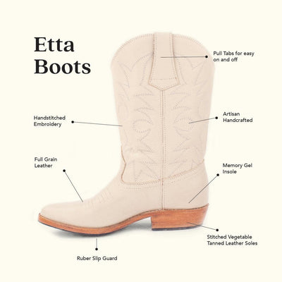 MK22891 - Custom Leather Etta Western Boots [Women's Leather Boots]