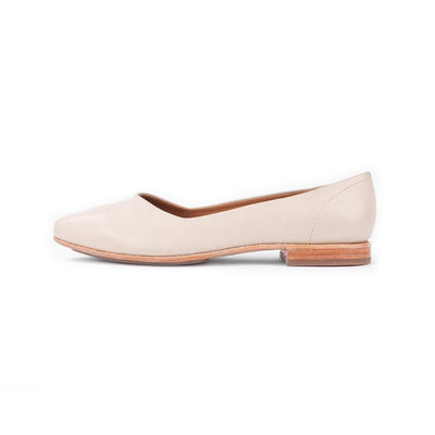 MK22910  - Rumi Flats Bone [Women's Leather Shoes]