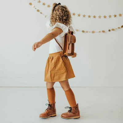 MK700 - Heirloom Classic Boots Brown [Children Leather Boots]