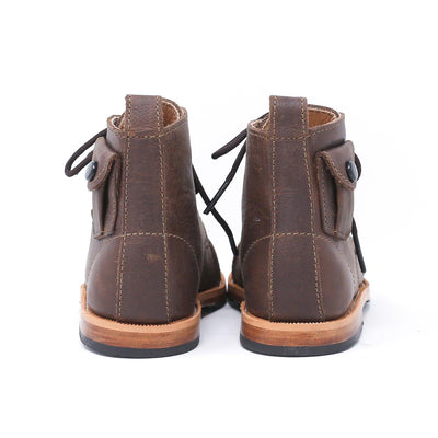 MK702 - Heirloom Classic Boots Café [Children Leather Boots]