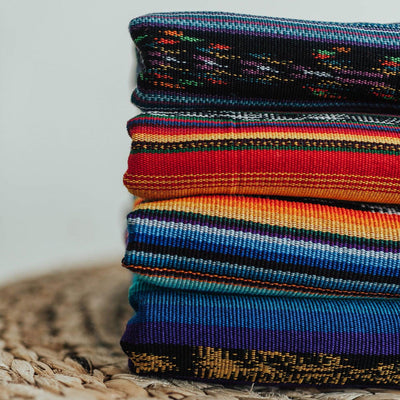 MM21027 - Rainbow Rebozo Throw Vida
