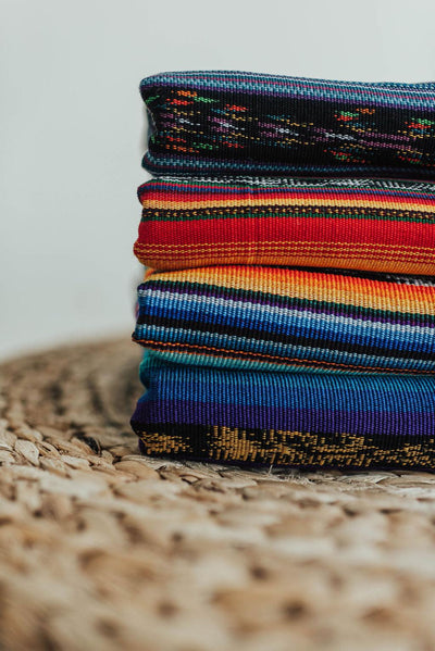 MM21028 - Rainbow Rebozo Throw Felicidad