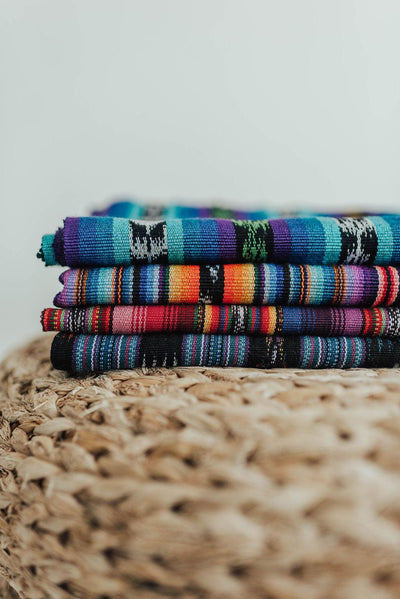 MM21030 - Rainbow Rebozo Throw Creacion