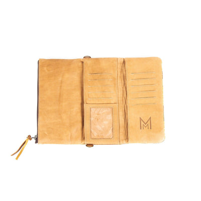 MM21155 - Mustard Envelope Wallet [Women's Artisan Accessory]