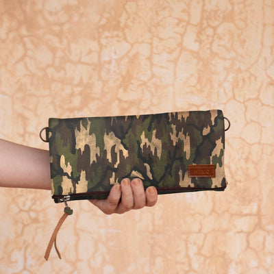 MM21232 - All Leather Envelope Wallet - Camo