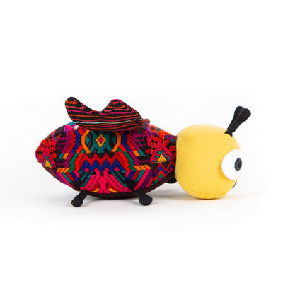 MM21465 - Patchwork OOAK Bee Decorative Pillow