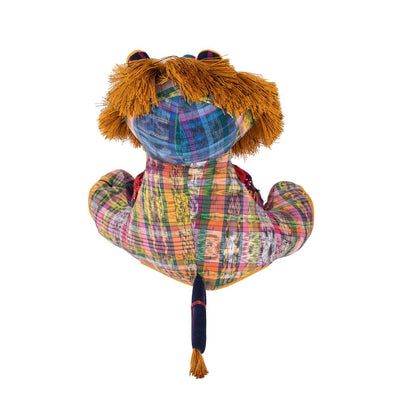 MM21507 - Patchwork OOAK Lion Decorative Pillow