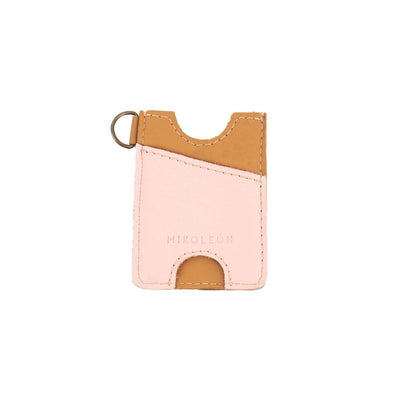 MM21530 - All Leather Card Wallet - Blush