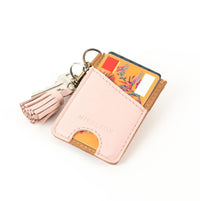 MM21530 - All Leather Card Wallet - Blush