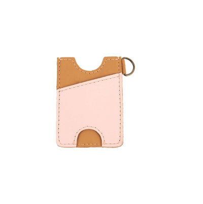 MM21530 - All Leather Card Wallet - Blush