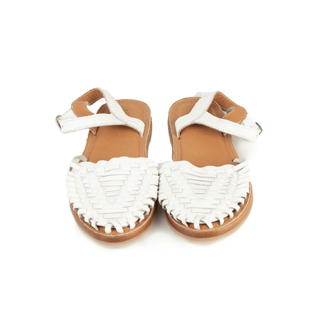 Baby 2025 huaraches white