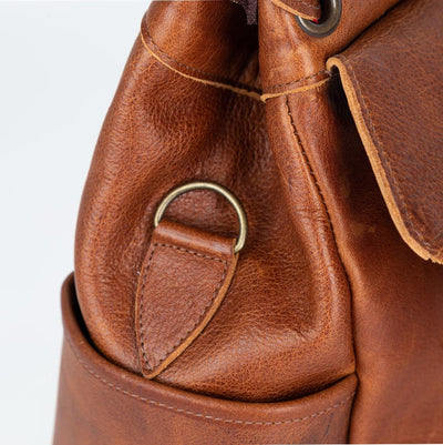 WMK22562-LG - Leather Custom Backpack - LARGE