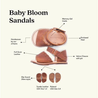 WMK22832 - Baby Bloom Sandals Brown